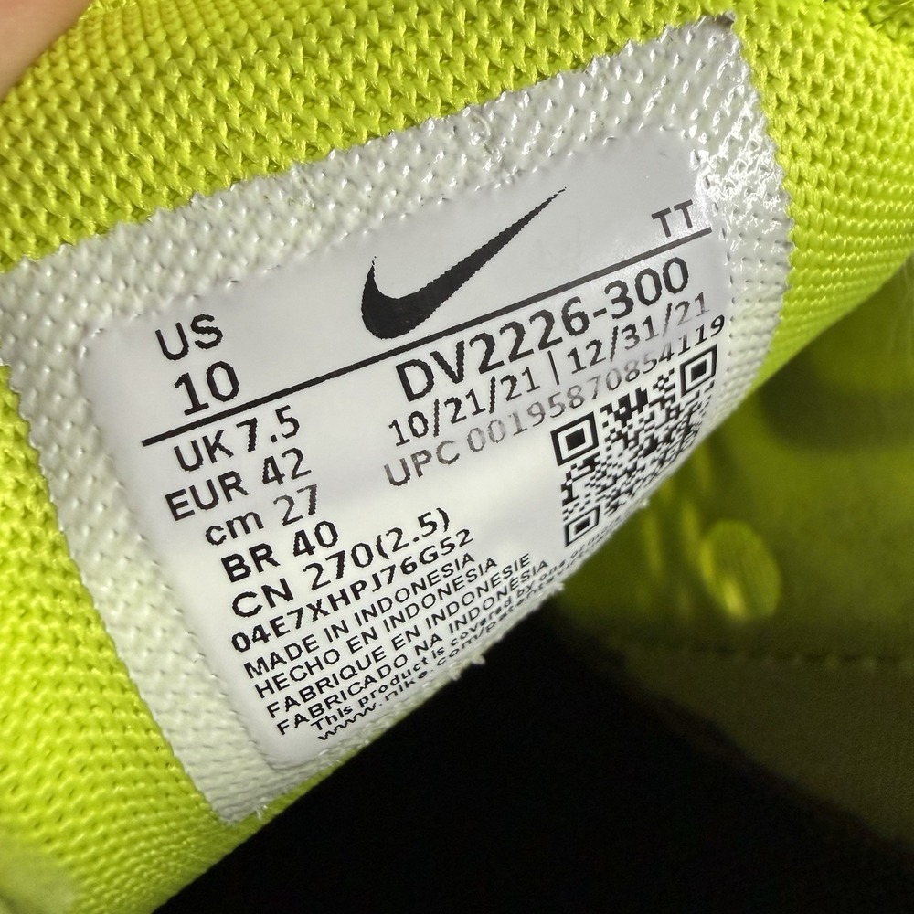 Nike Air Max 270 Shoes Womens Size 10 Yellow Volt Running Sneakers DV2226-300 - Picture 7 of 7